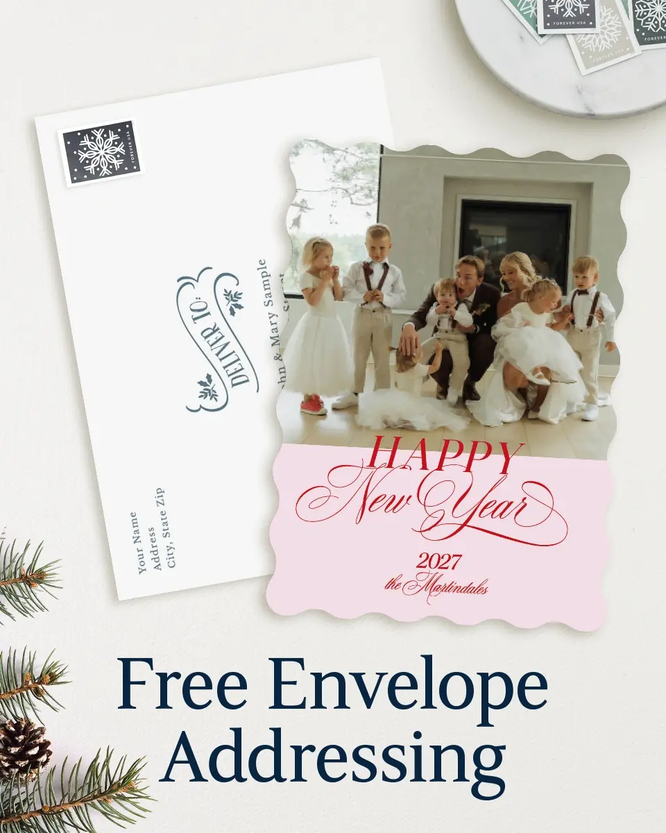 Wavy Christmas Cards