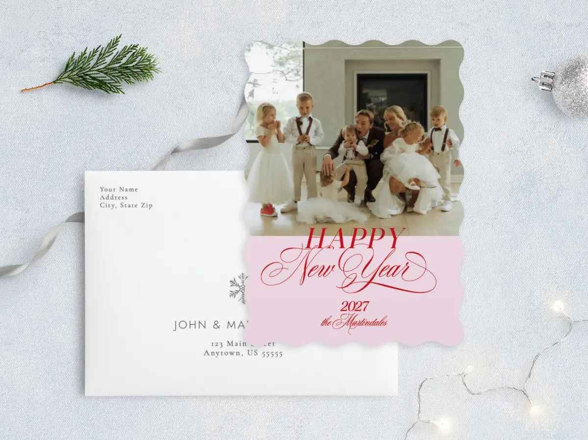 Front with Envelope Design