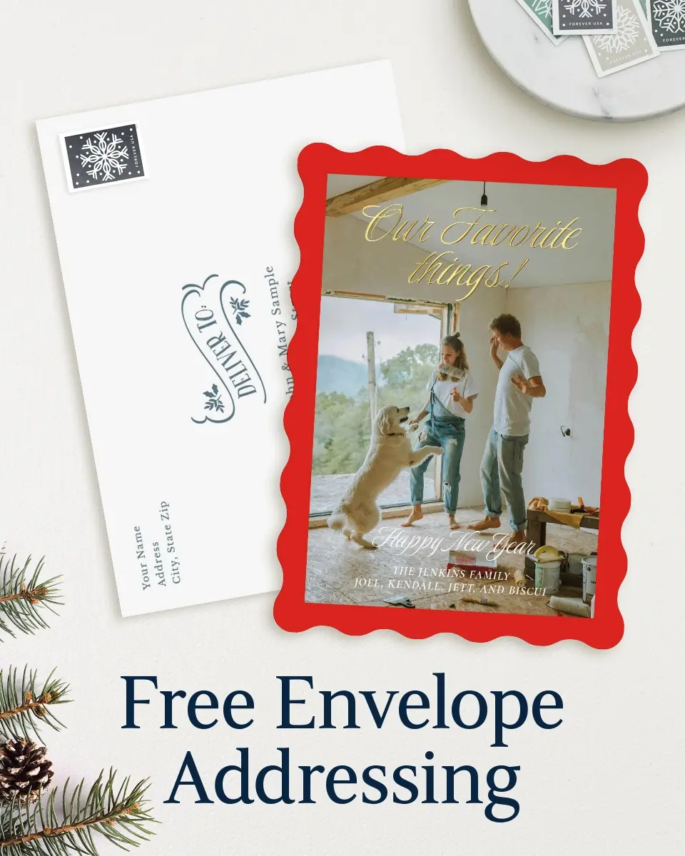 Wavy Christmas Cards