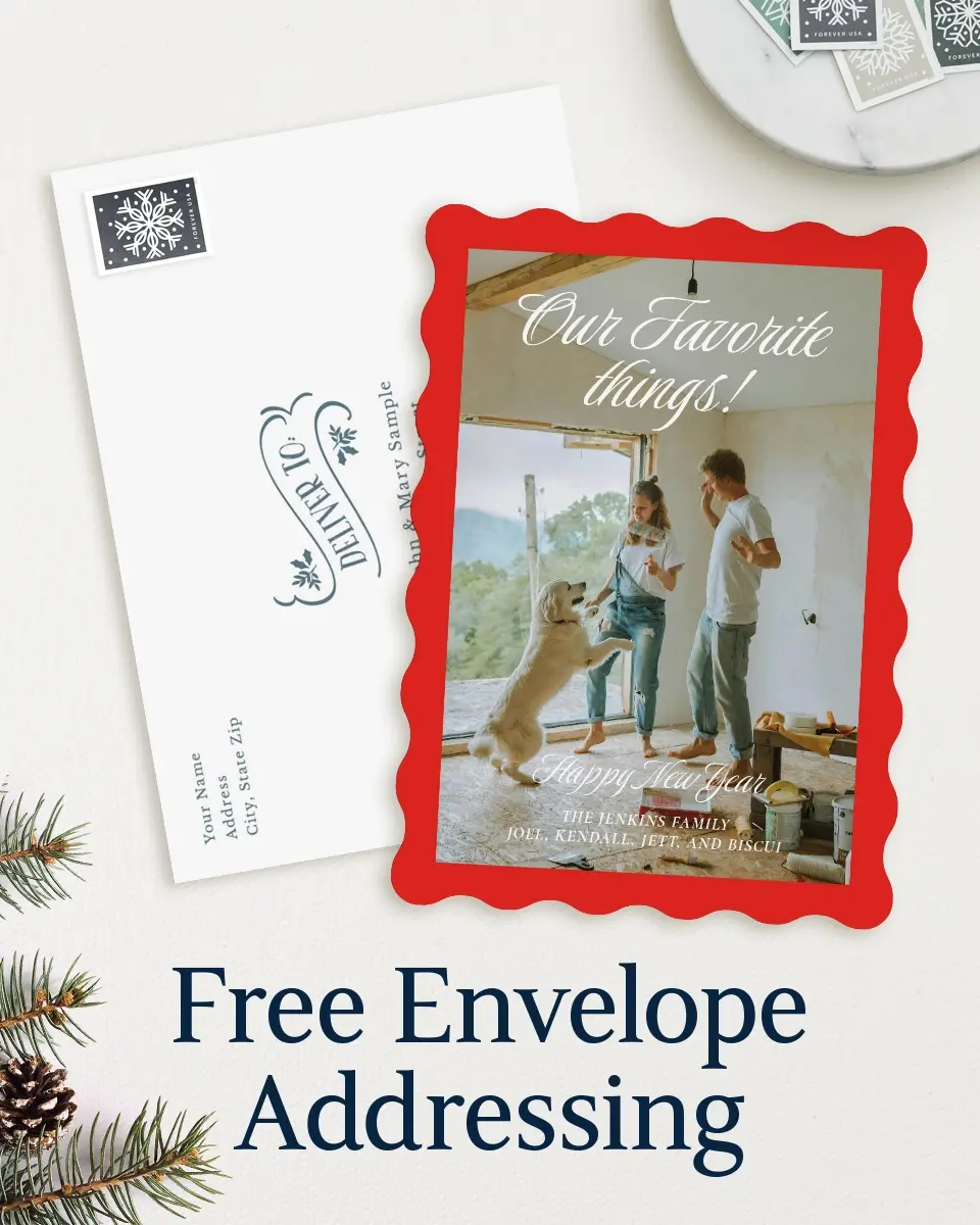 Wavy Christmas Cards