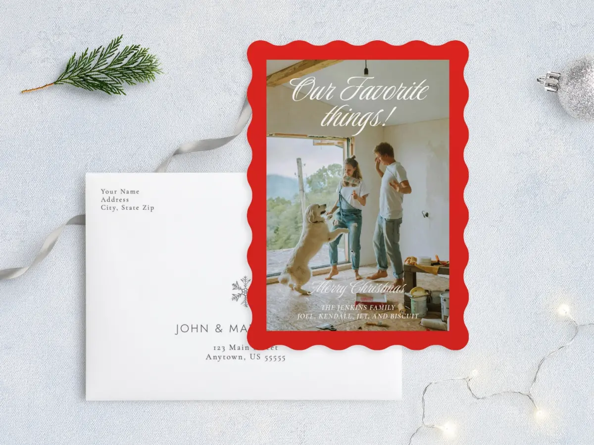 Front with Envelope Design