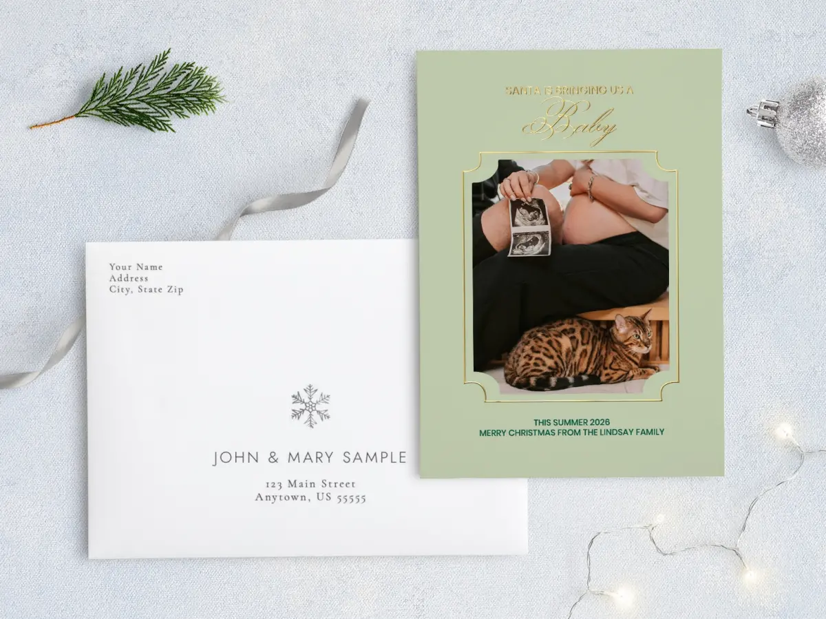 Front with Envelope Design