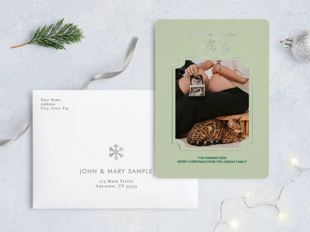 Front with Envelope Design