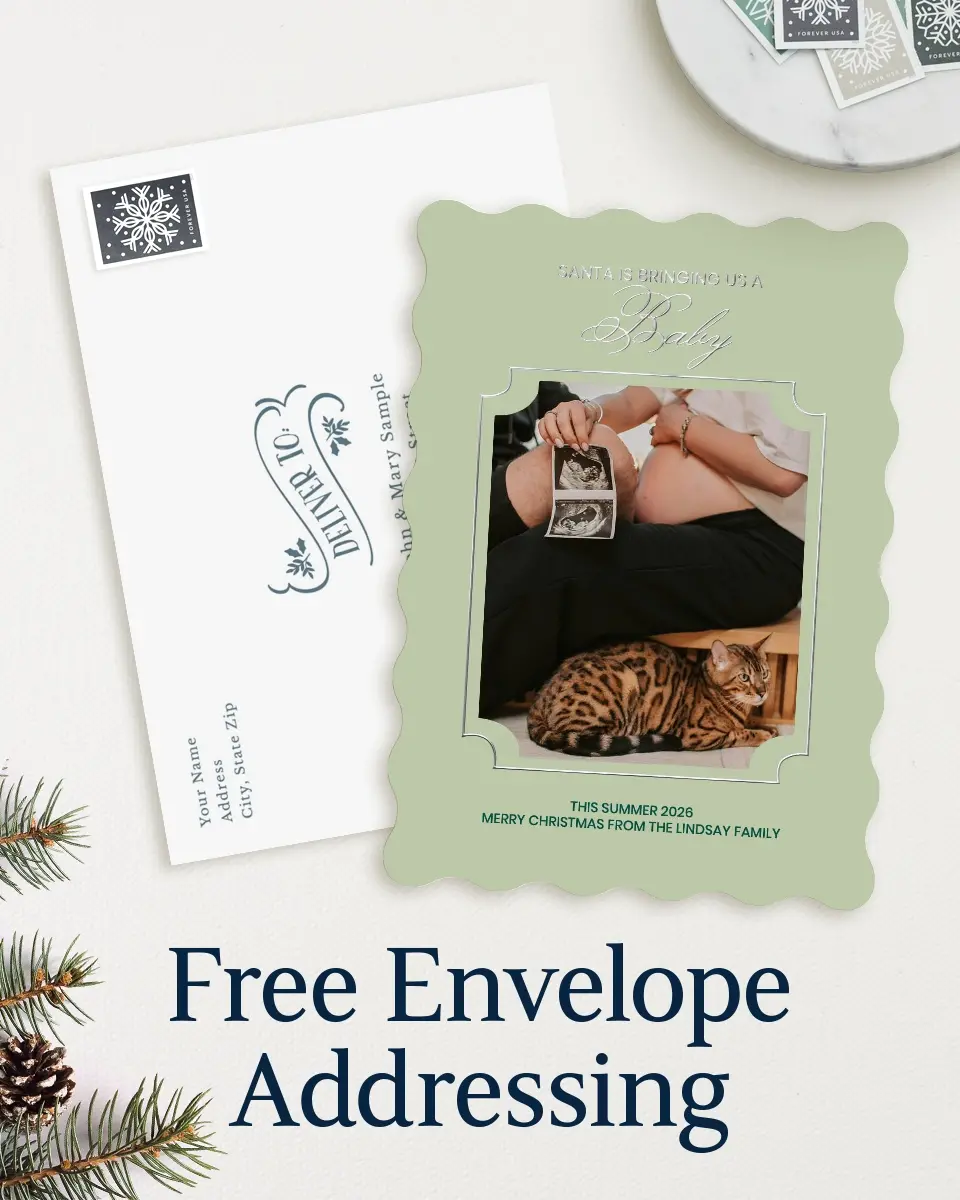 Wavy Christmas Cards