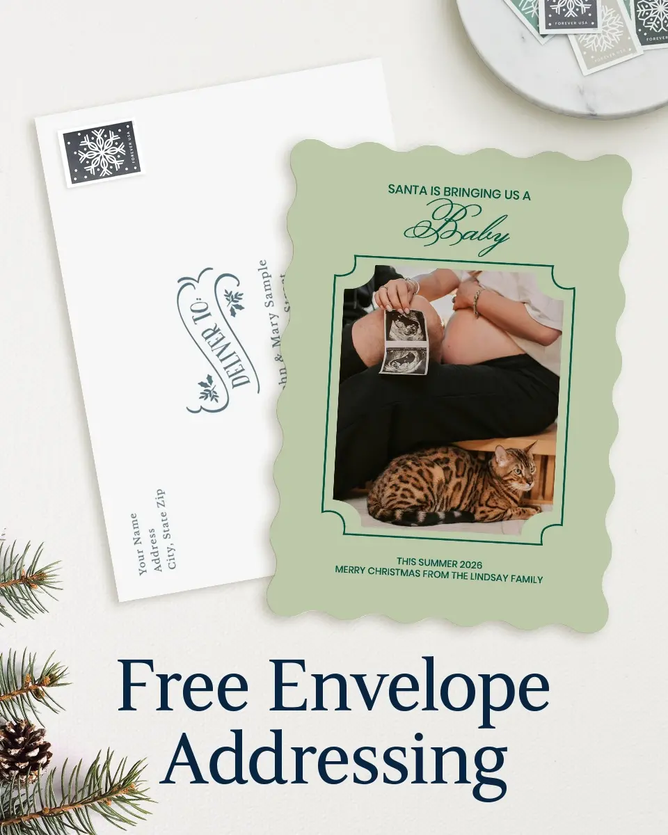 Wavy Christmas Cards