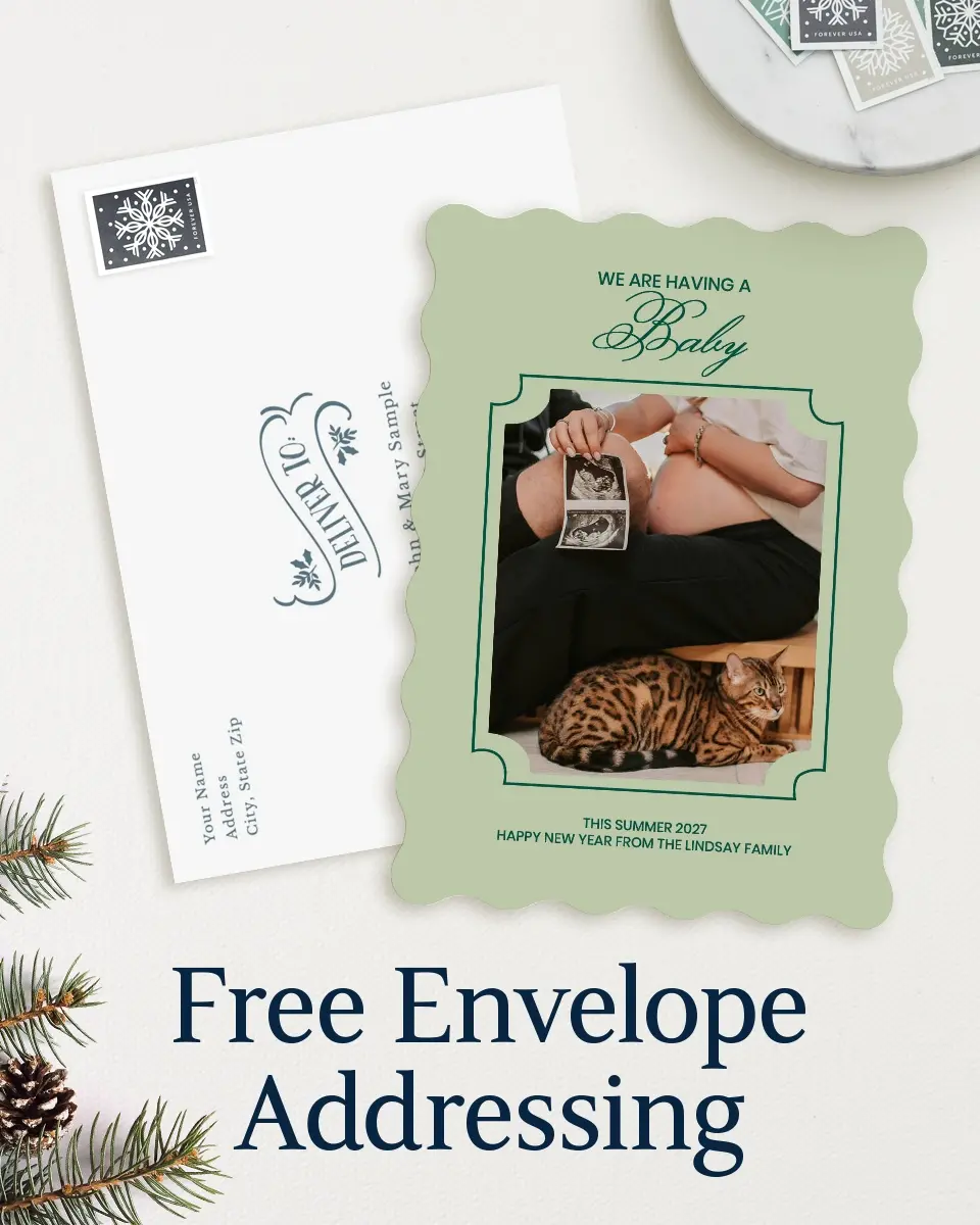 Wavy Christmas Cards