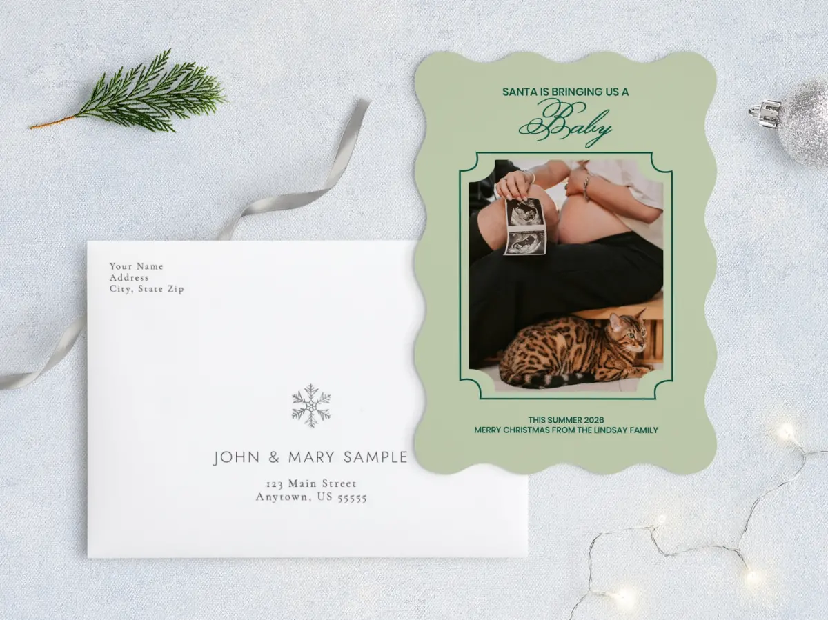 Front with Envelope Design