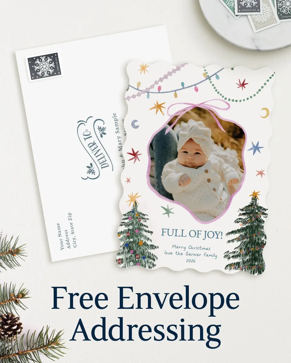 Wavy Christmas Cards