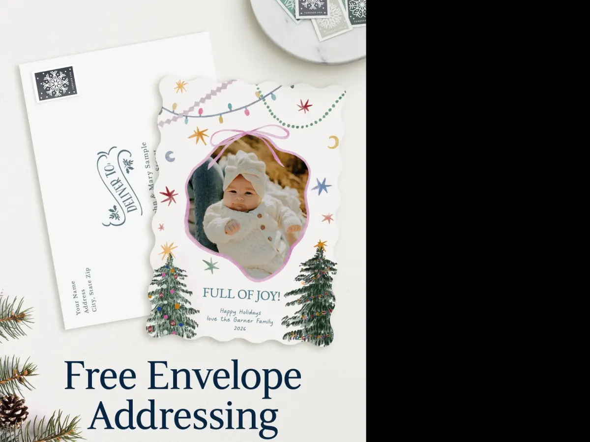Wavy Christmas Cards