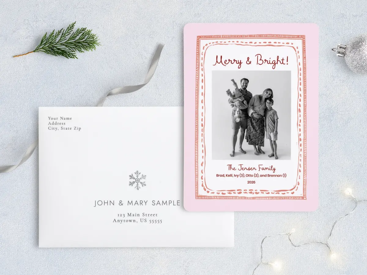 Front with Envelope Design