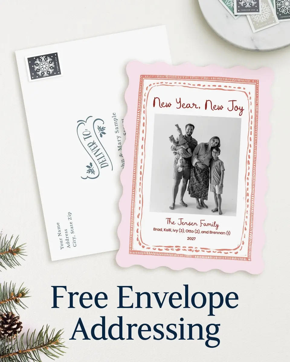 Wavy Christmas Cards