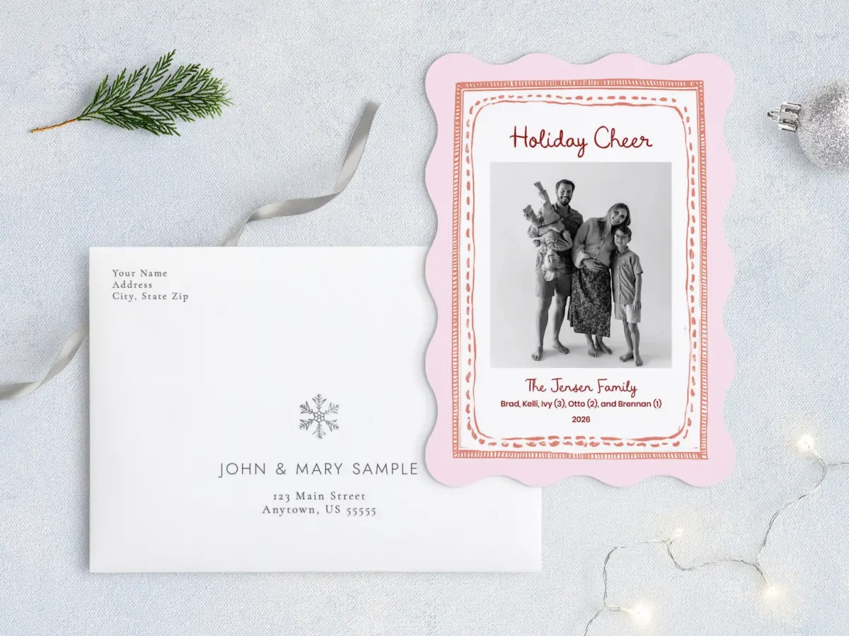 Front with Envelope Design