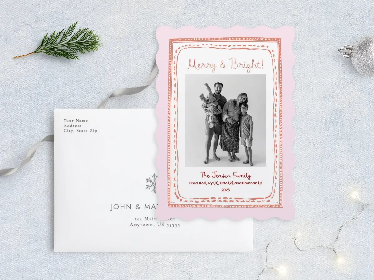 Front with Envelope Design