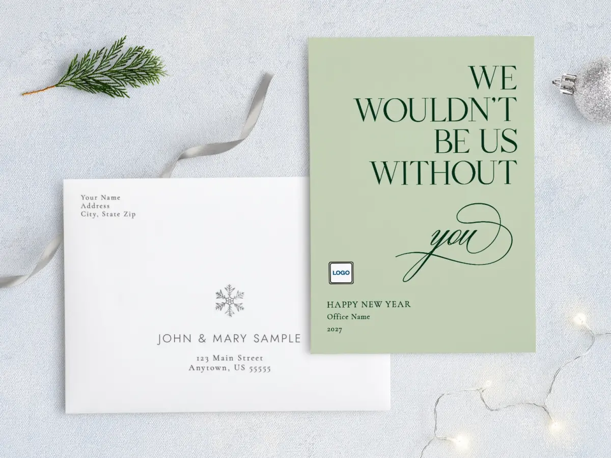 Front with Envelope Design