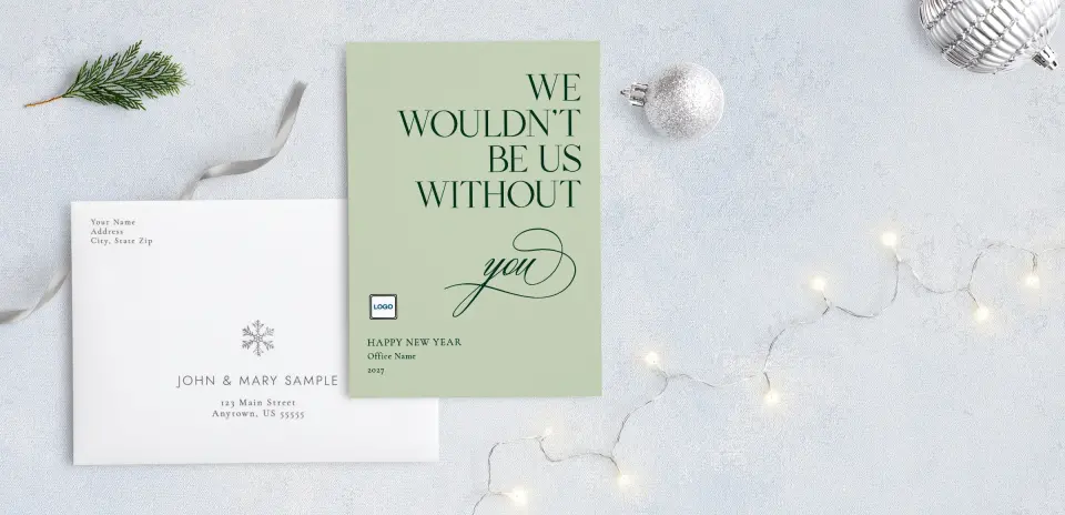 Front with Envelope Design