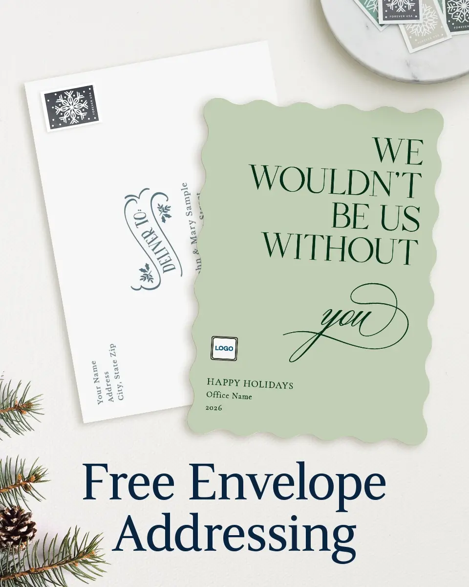 Wavy Christmas Cards
