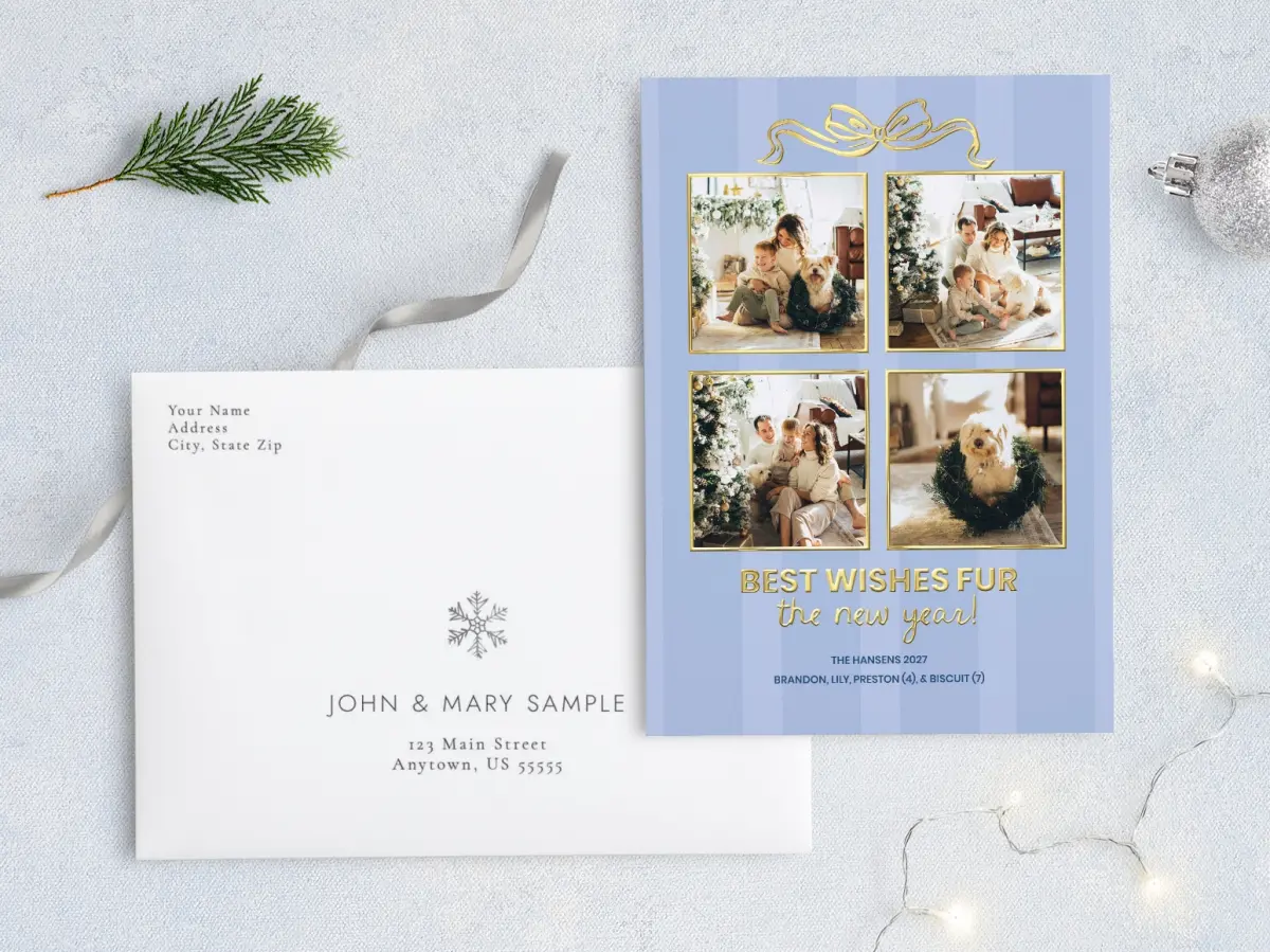 Front with Envelope Design