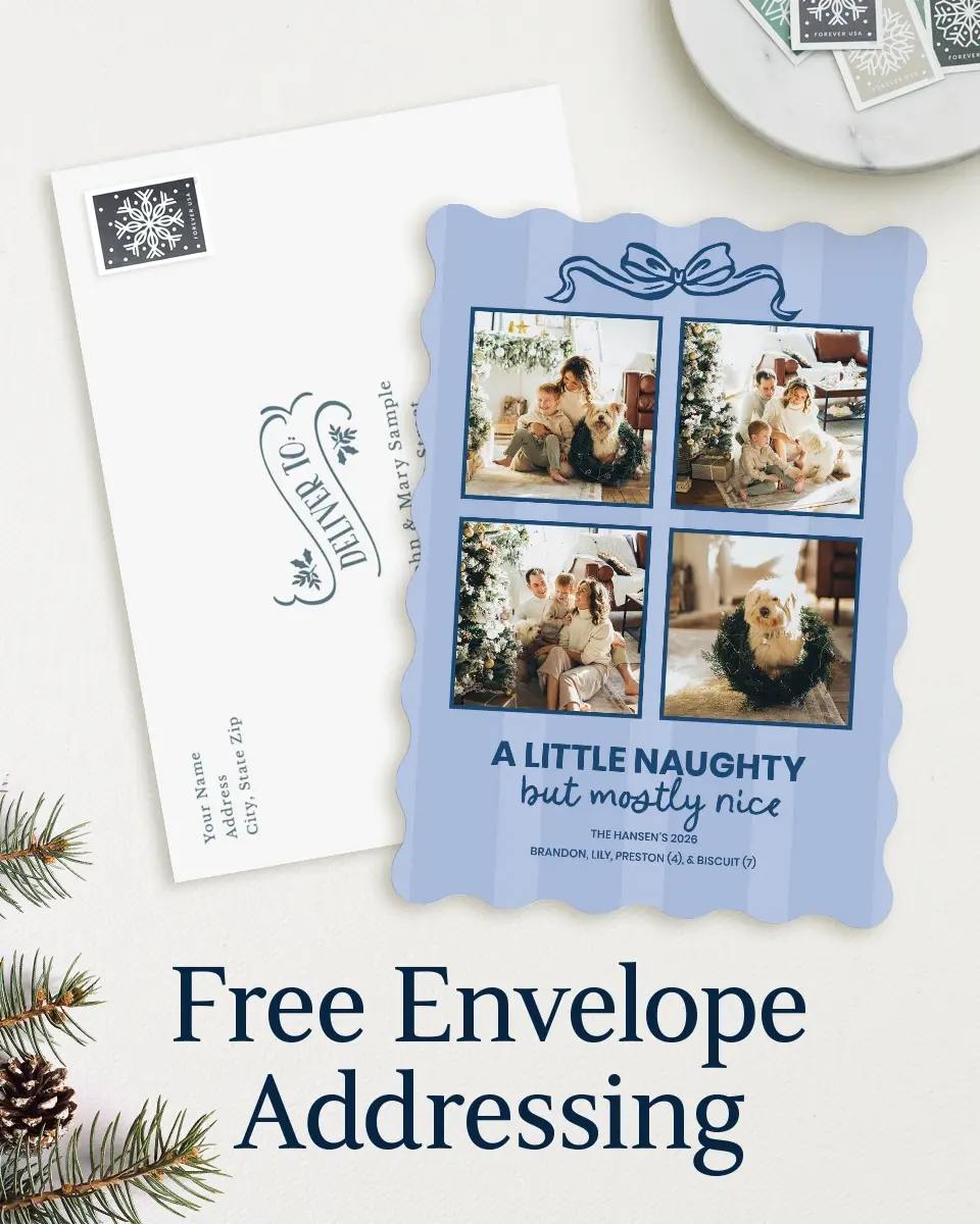 Wavy Christmas Cards