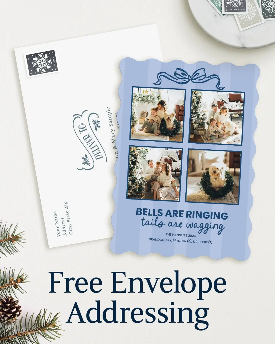 Wavy Christmas Cards