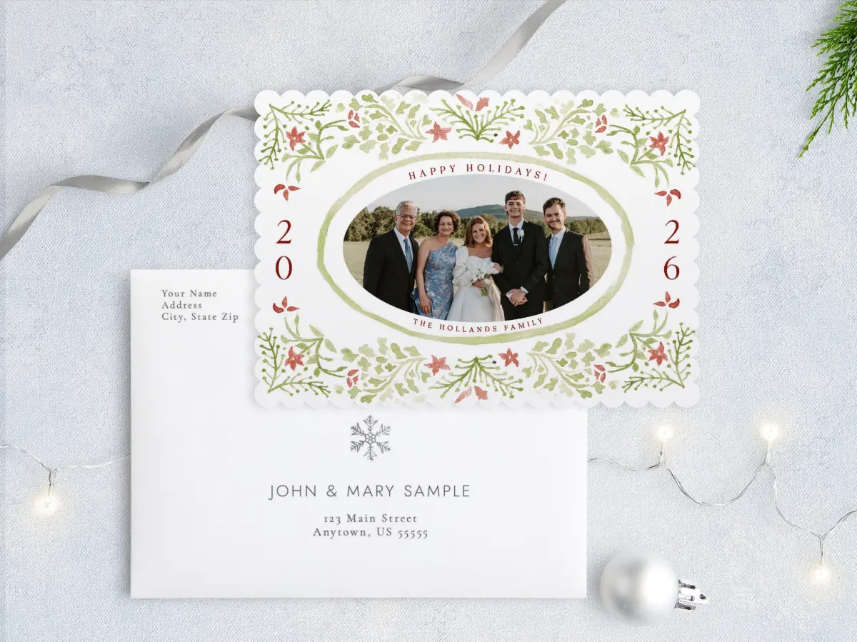 Front with Envelope Design