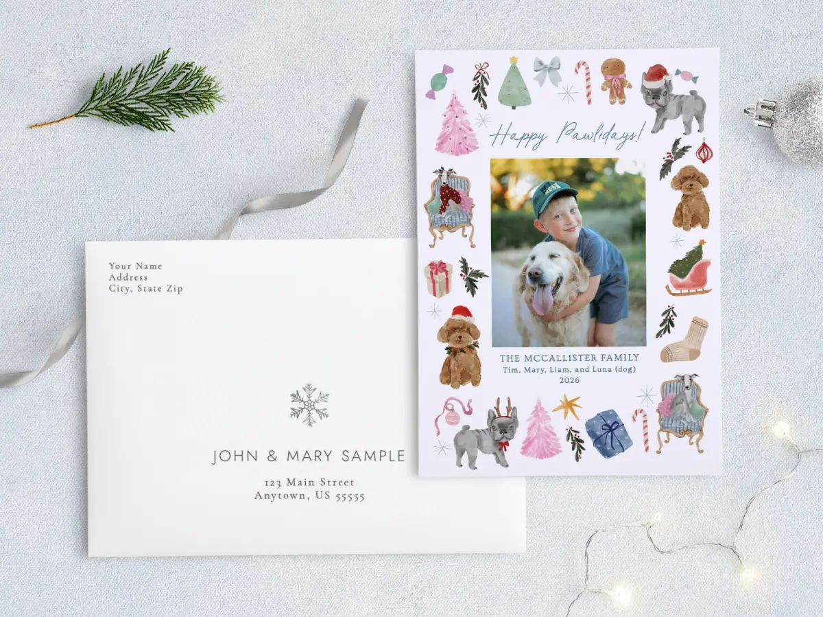 Front with Envelope Design