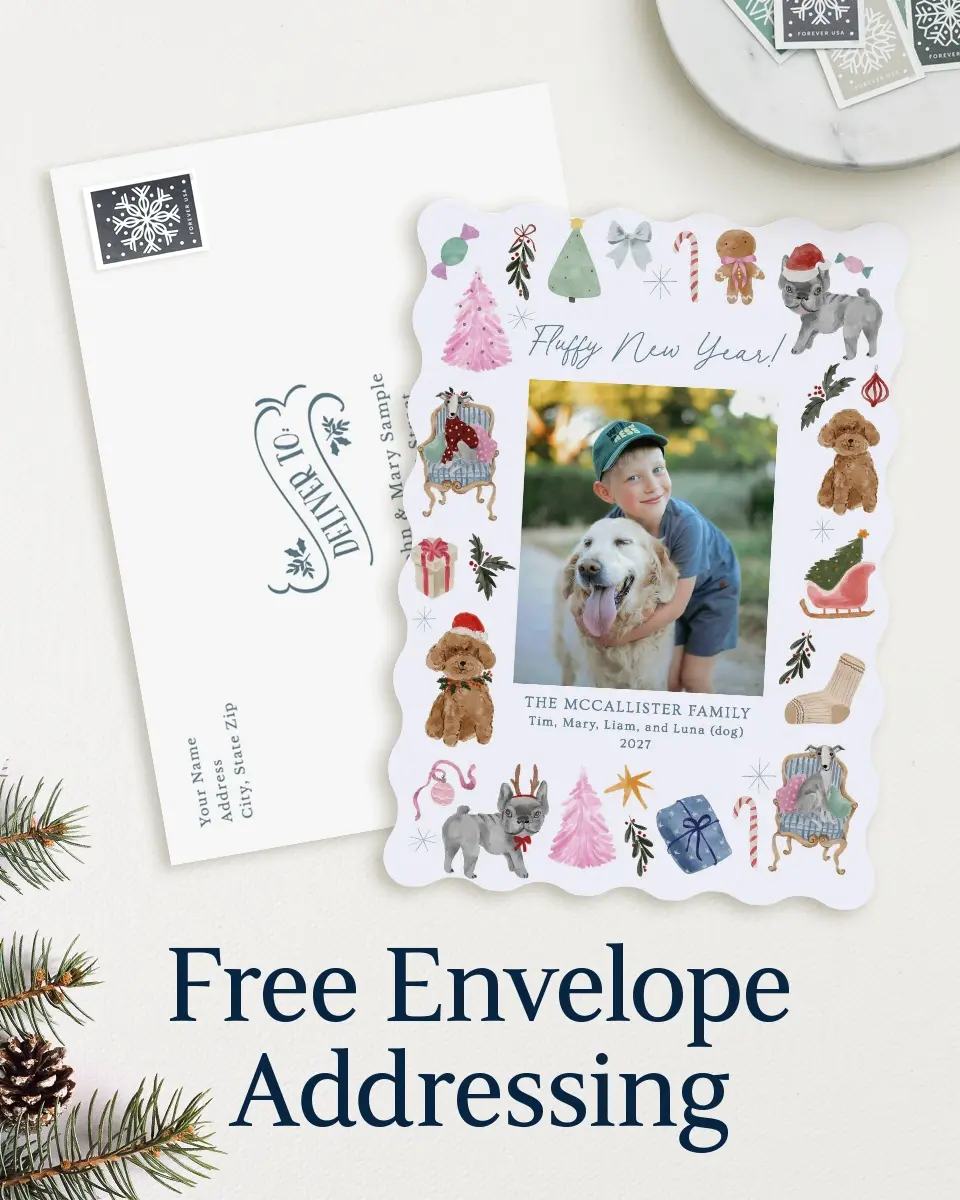 Wavy Christmas Cards