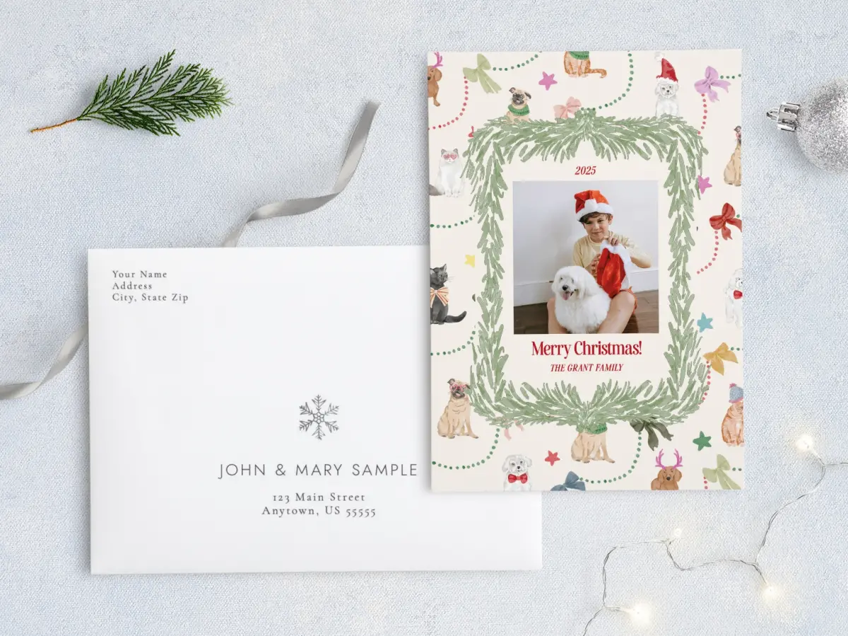 Front with Envelope Design