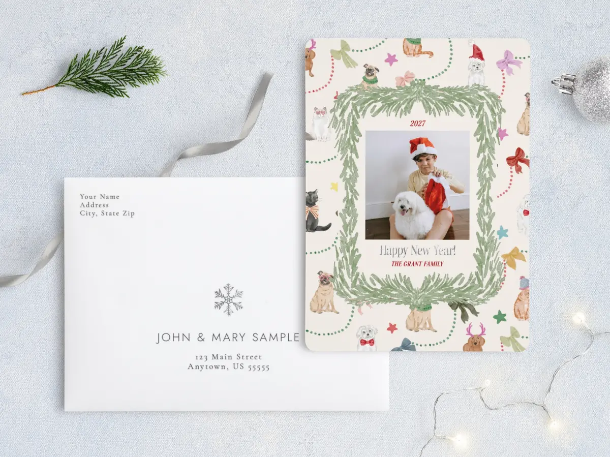 Front with Envelope Design