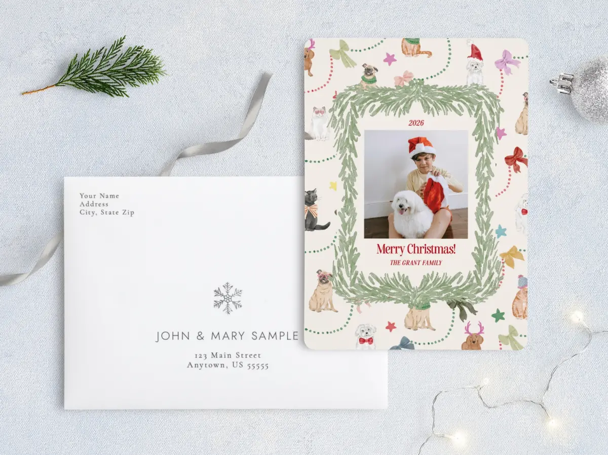 Front with Envelope Design