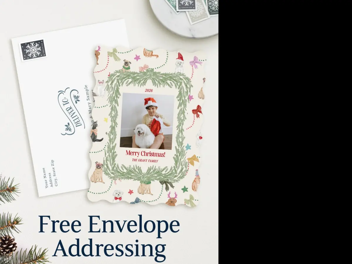 Wavy Christmas Cards