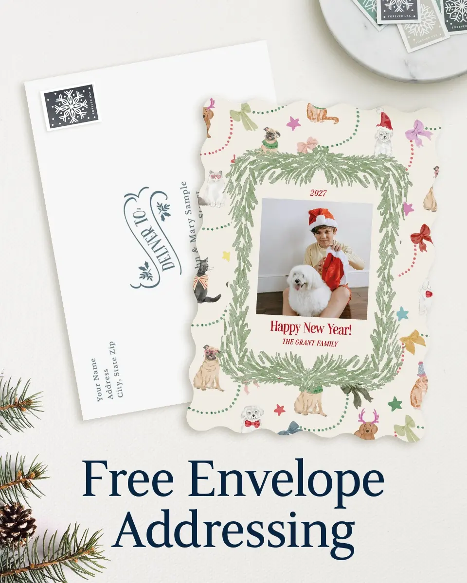 Wavy Christmas Cards