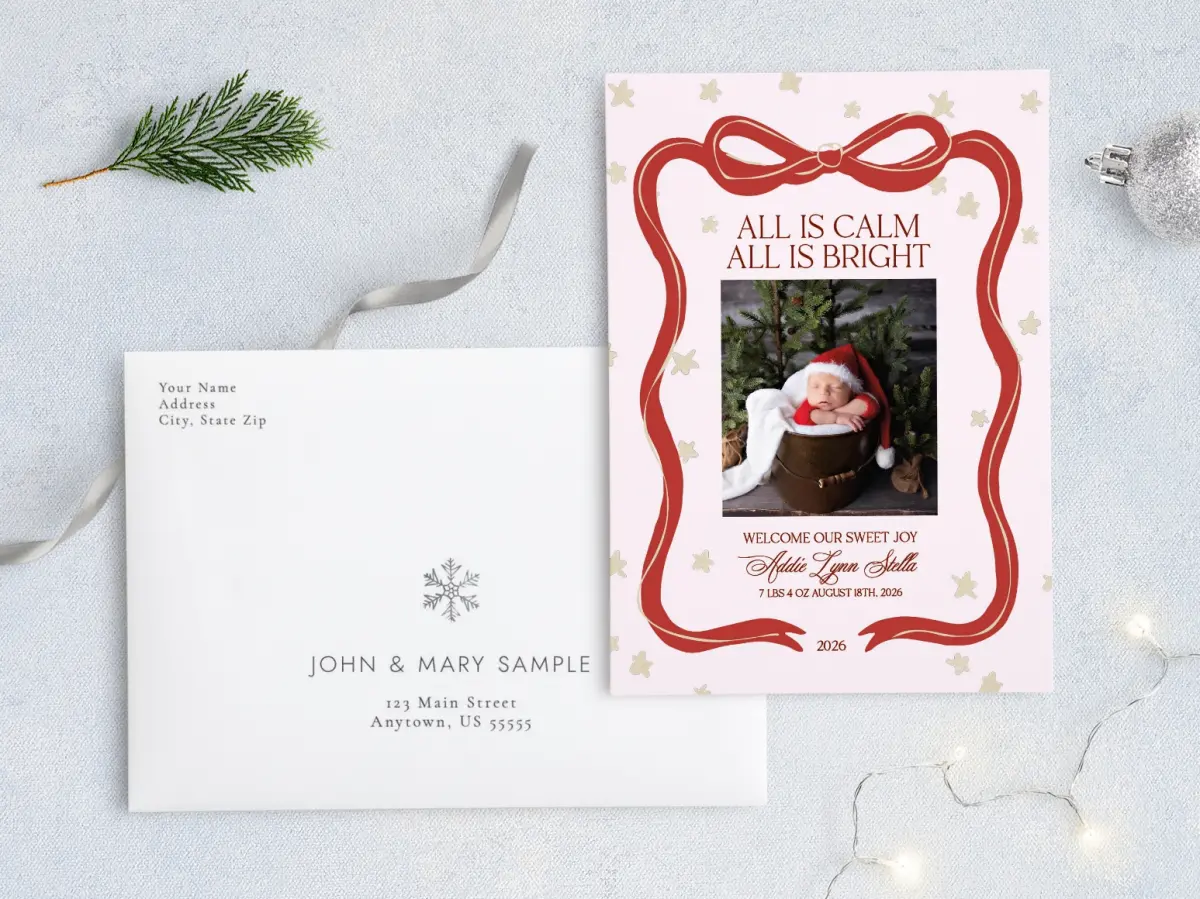 Front with Envelope Design