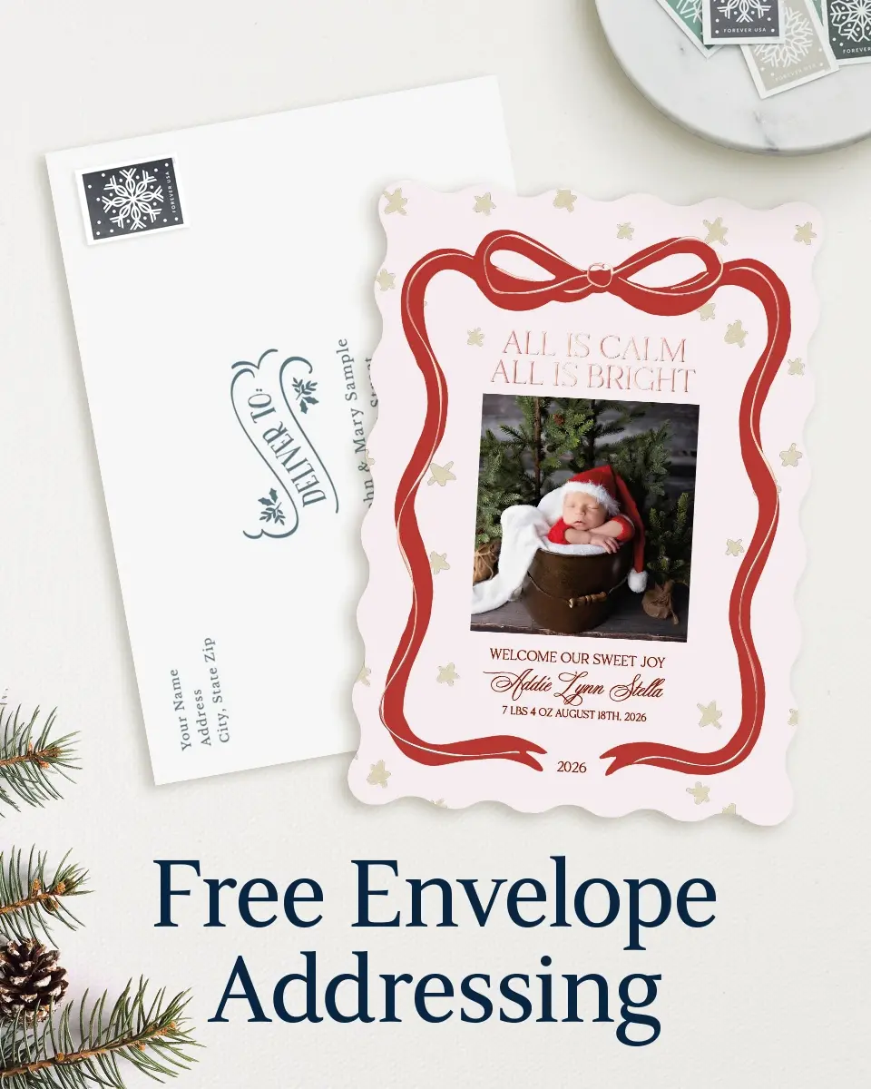 Wavy Christmas Cards