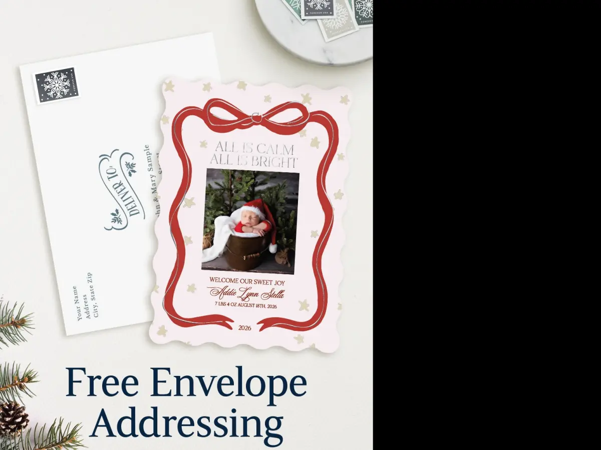 Wavy Christmas Cards