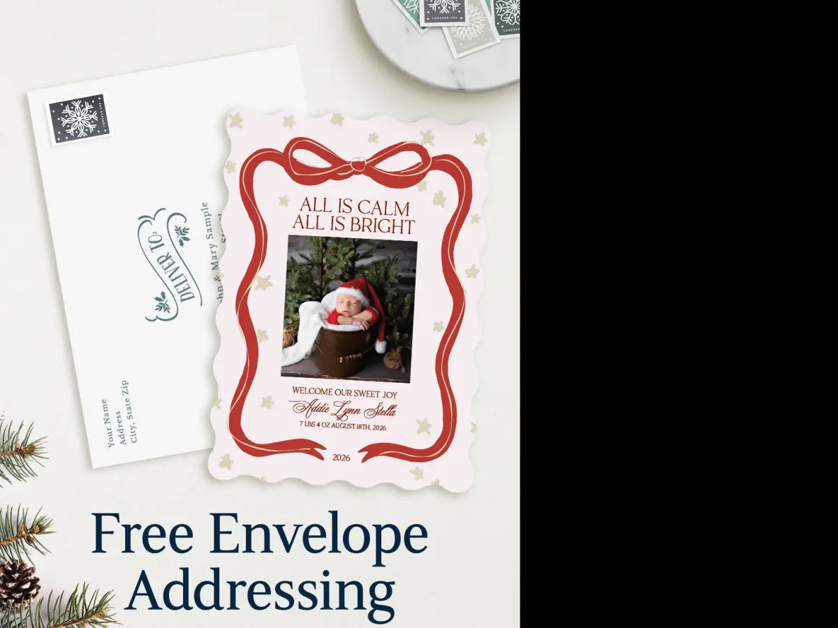 Wavy Christmas Cards