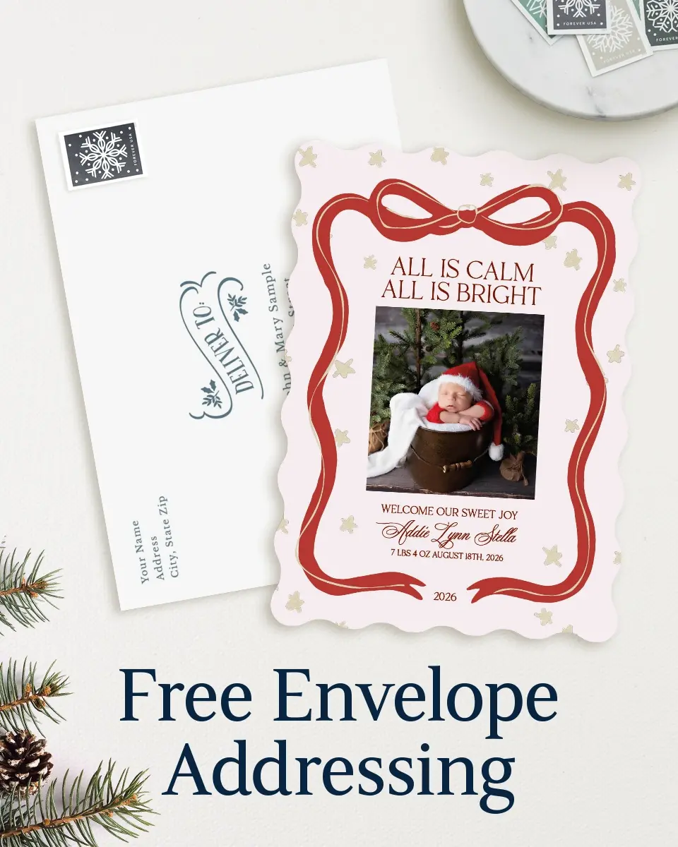 Wavy Christmas Cards