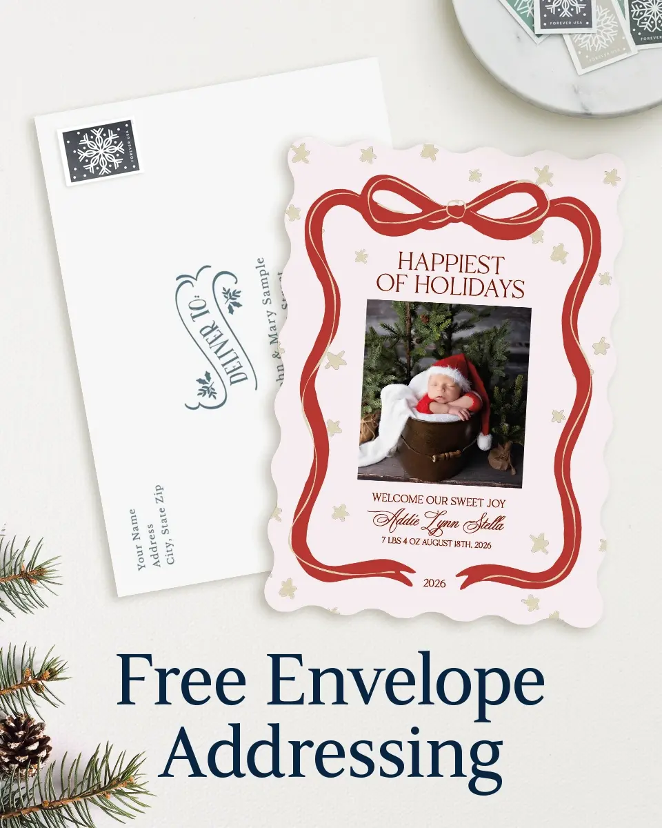 Wavy Christmas Cards