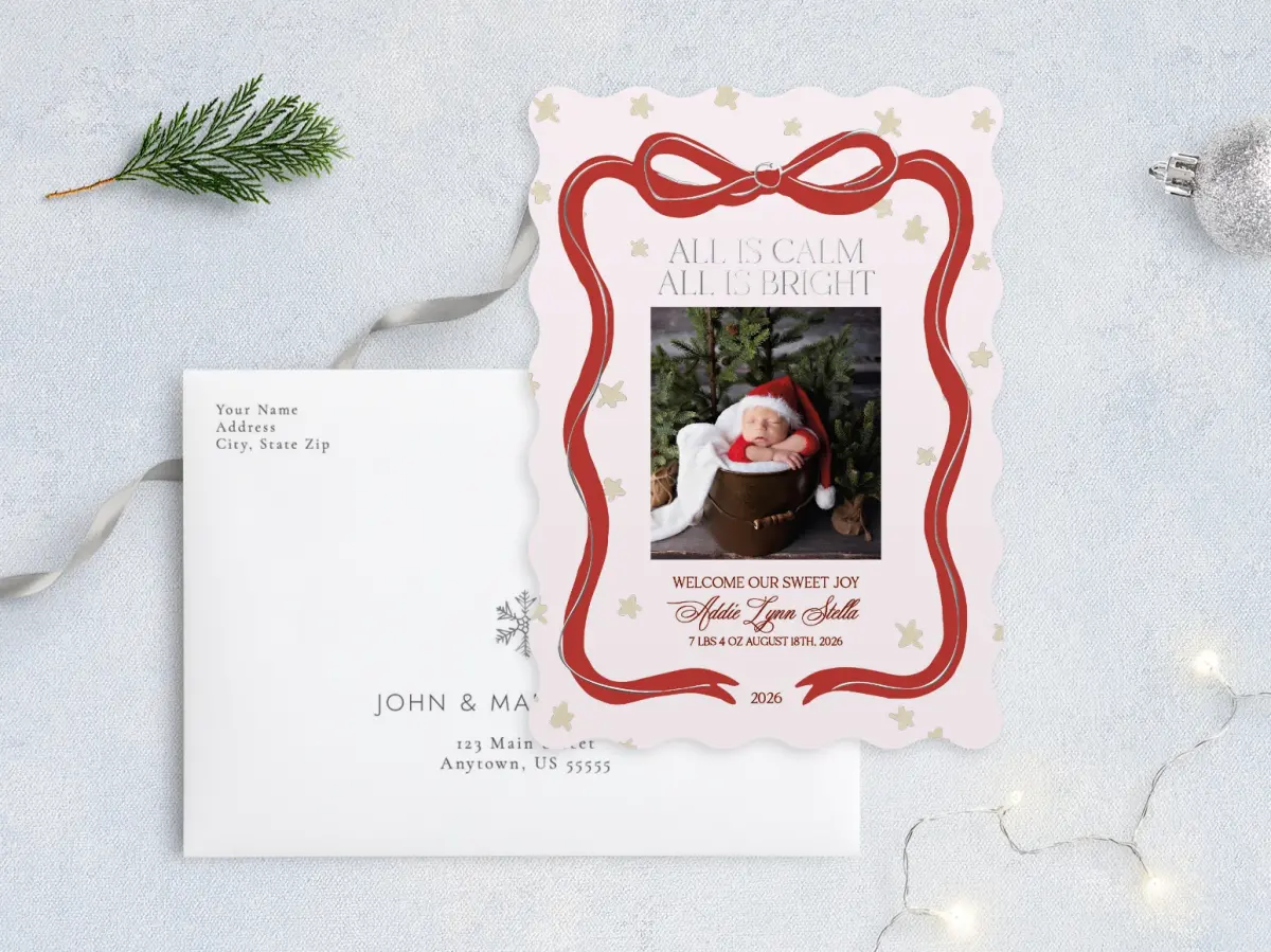 Front with Envelope Design