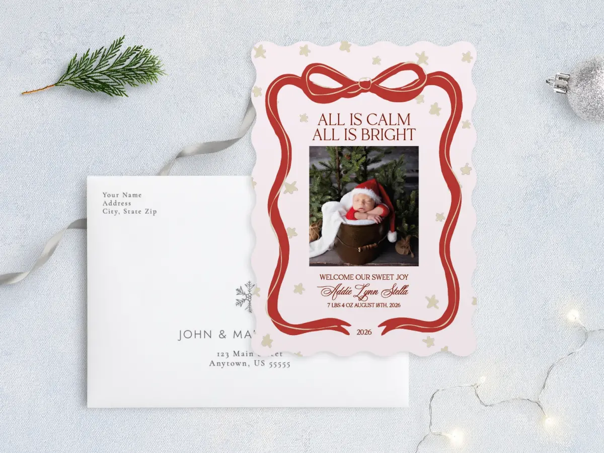 Front with Envelope Design
