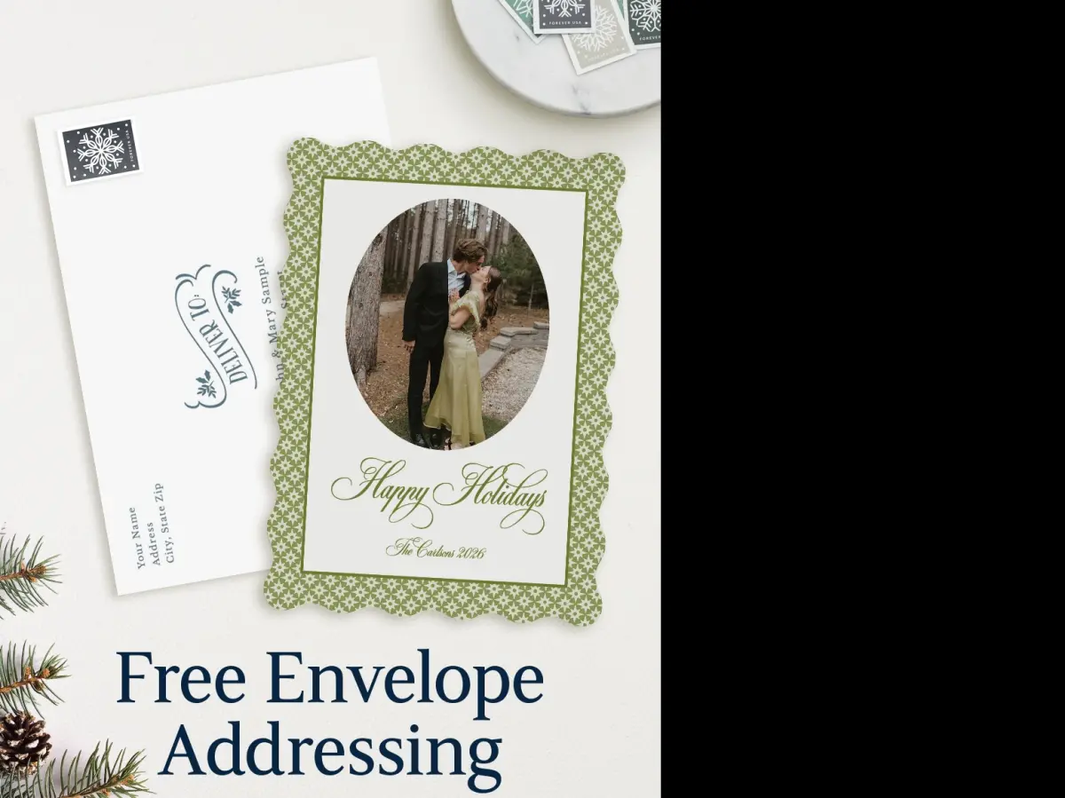 Wavy Christmas Cards
