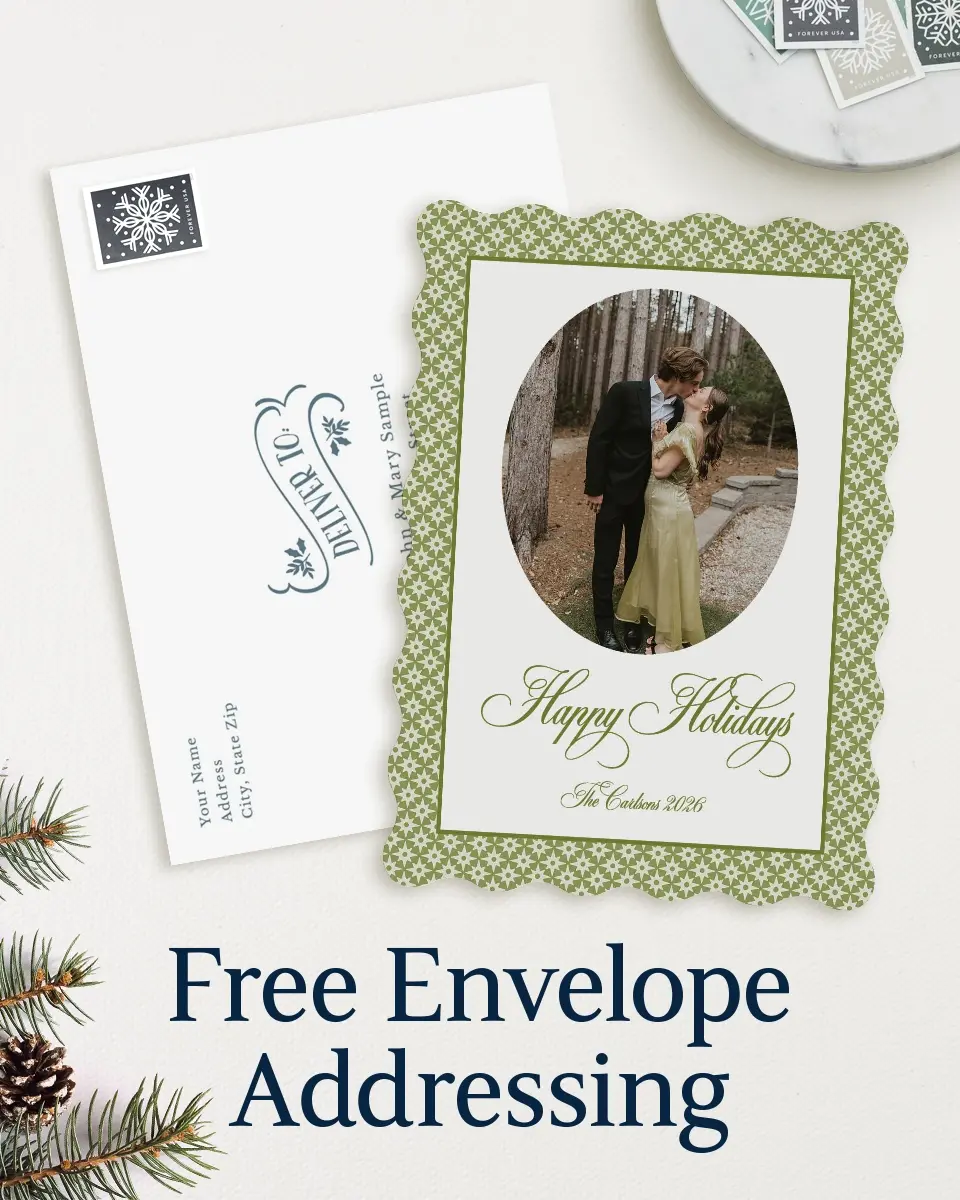Wavy Christmas Cards