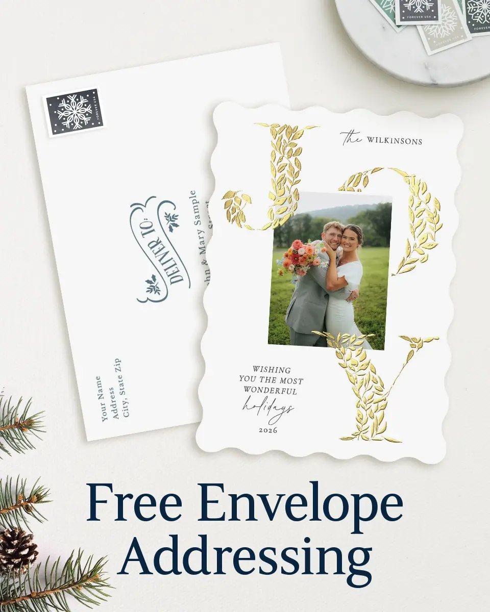 Wavy Christmas Cards