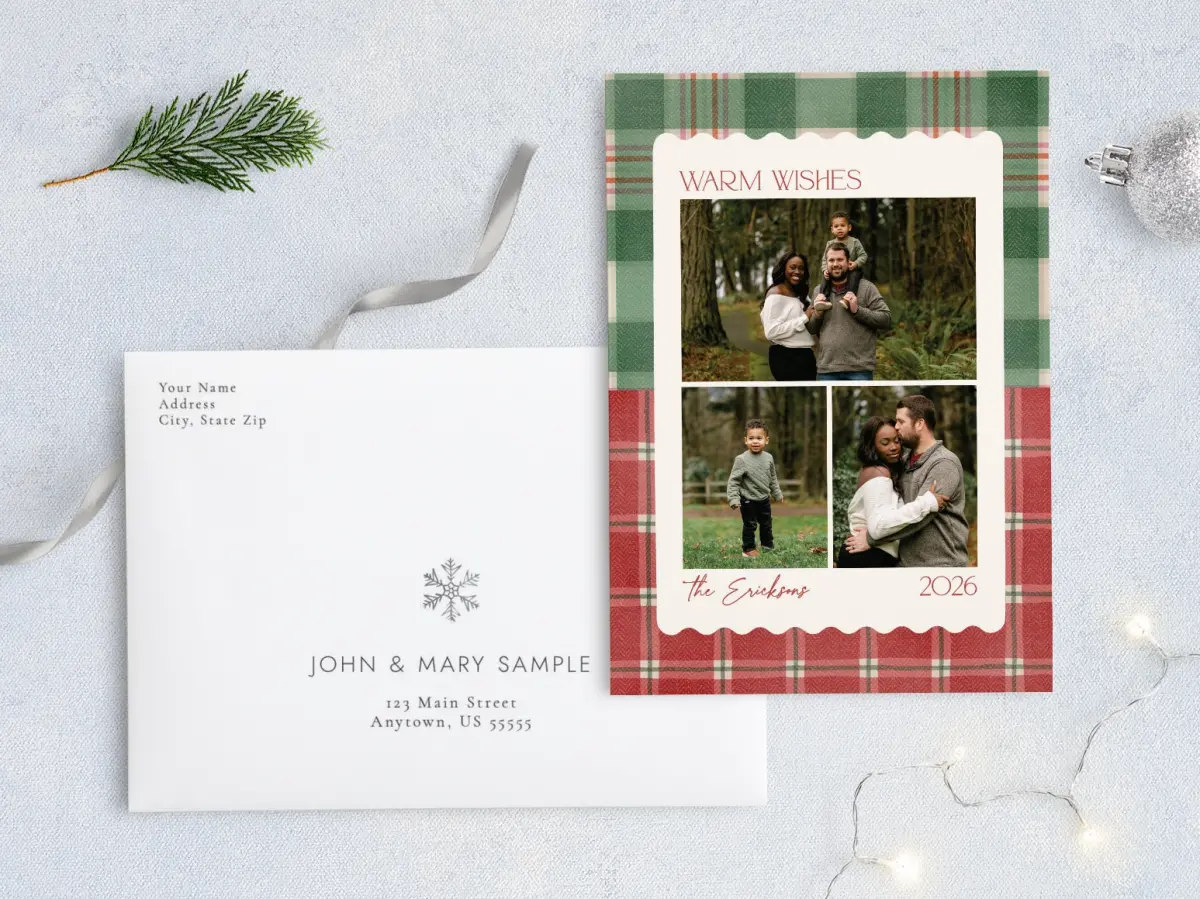 Front with Envelope Design