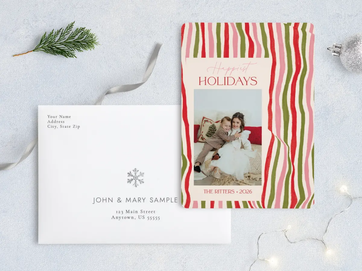 Front with Envelope Design