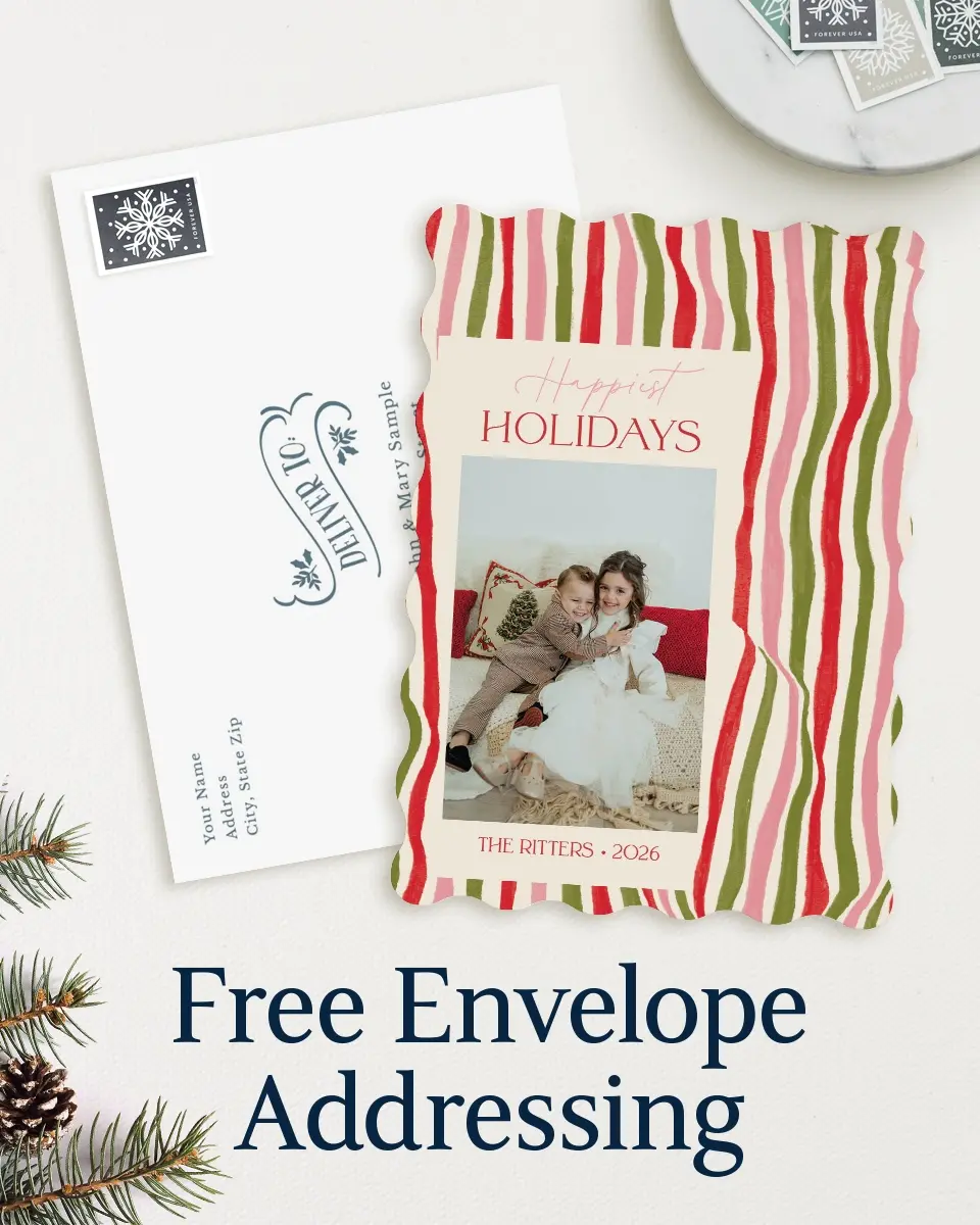 Wavy Christmas Cards