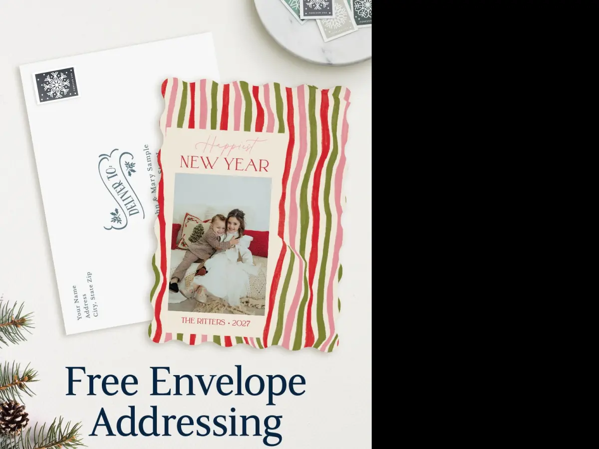Wavy Christmas Cards