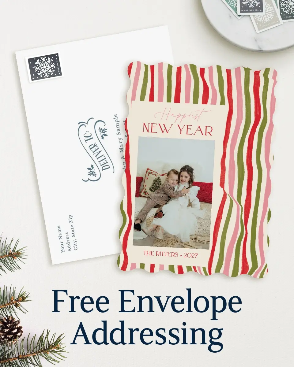 Wavy Christmas Cards