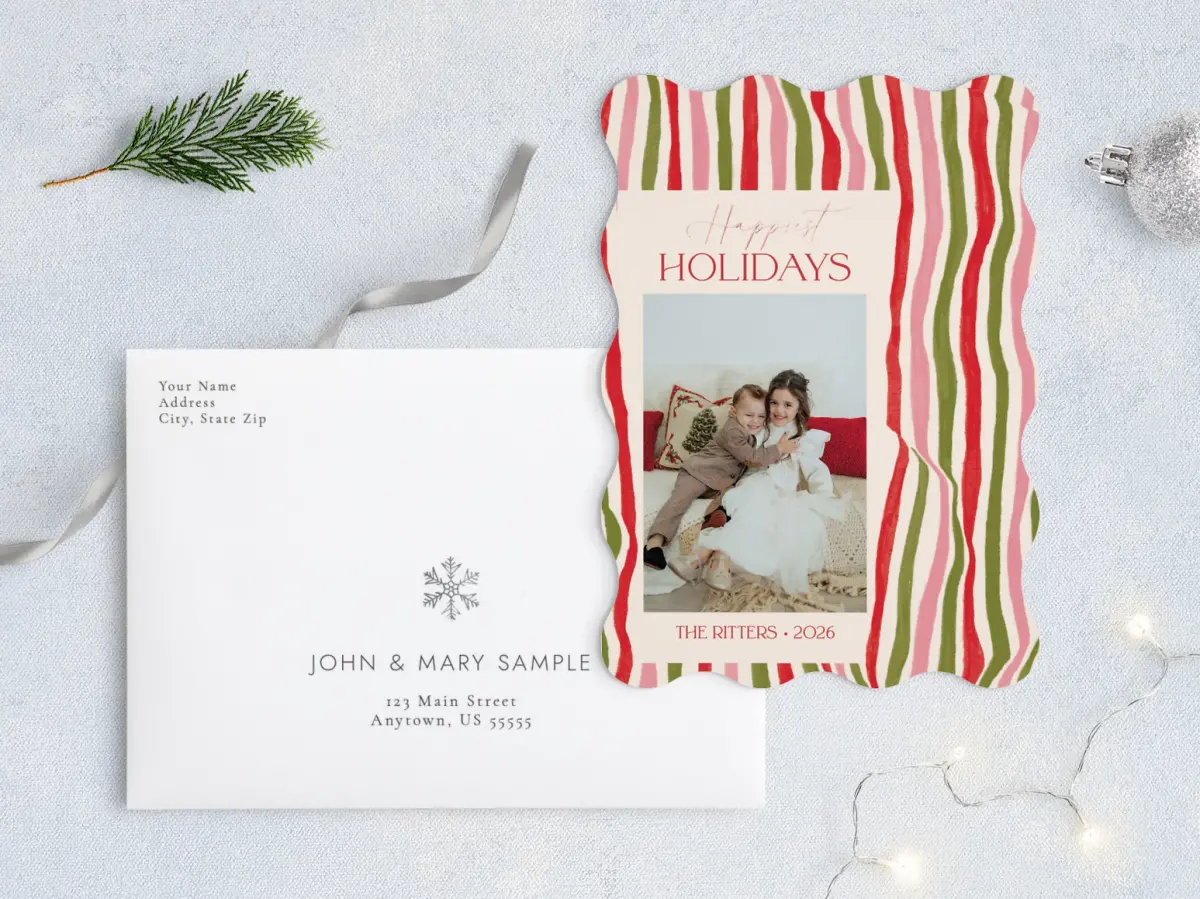 Front with Envelope Design