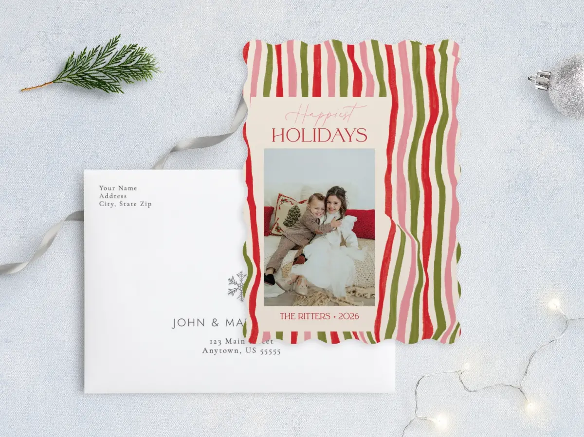Front with Envelope Design