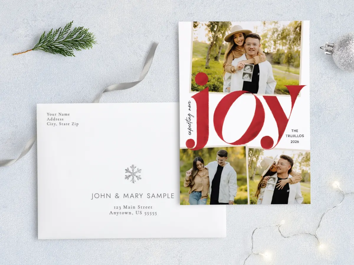 Front with Envelope Design